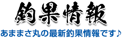 釣果情報　あままさ丸の最新釣果情報です♪